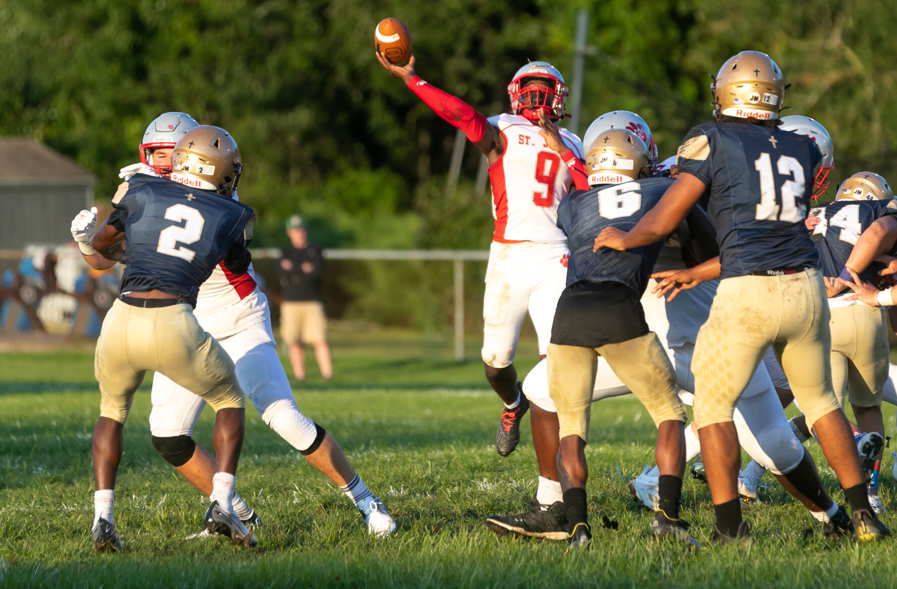 Secondary photo for main story on B1 for Saturday, Sept. 4